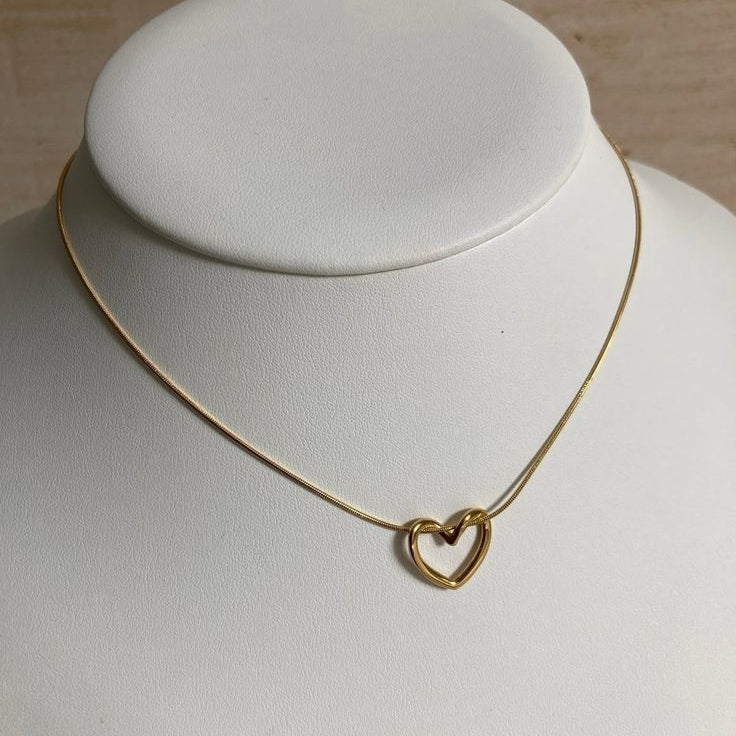 Heart Gold Necklace