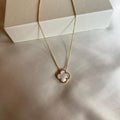 White Clover Necklace
