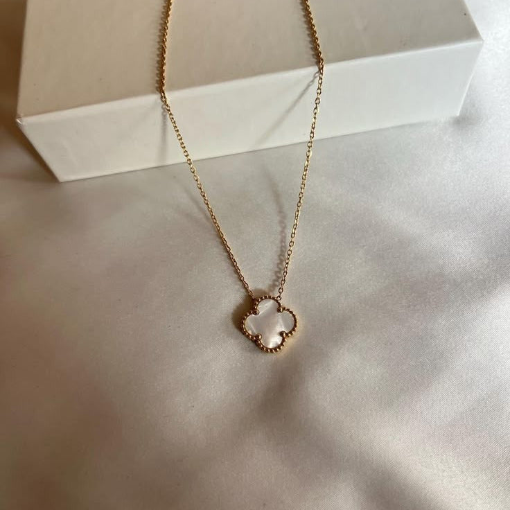 White Clover Necklace