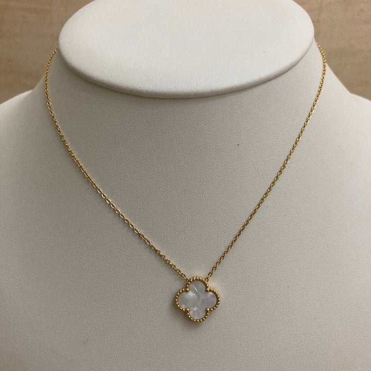 White Clover Necklace