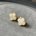 White Clover Earings