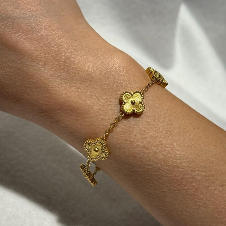 Golden Clover Bracelet